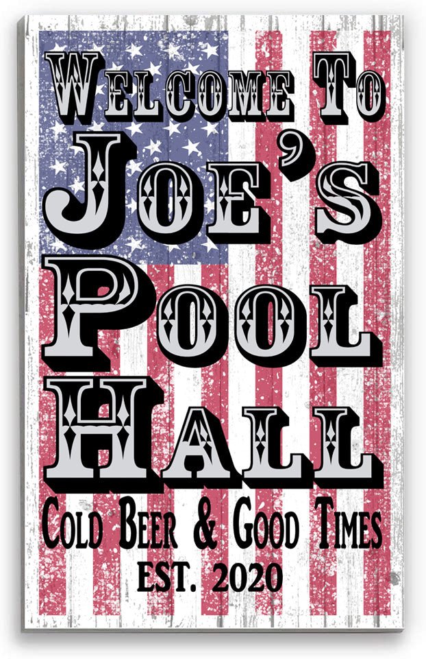 Custom Man Cave Sign Decoration for Garage Workshop Bar or Game Room