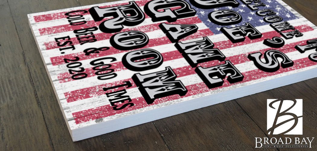 Custom Man Cave Sign Decoration for Garage Workshop Bar or Game Room