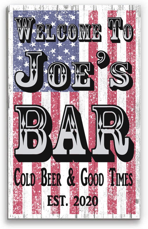 Custom Man Cave Sign Decoration for Garage Workshop Bar or Game Room