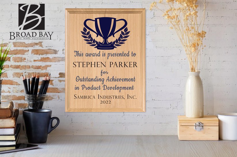Personalized Product Development Award Plaque – Custom Recognition Gift for Outstanding Achievement