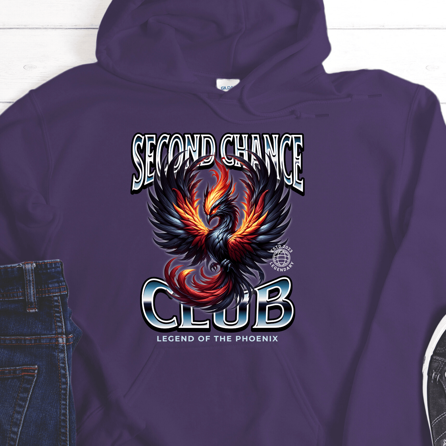 Custom Recovery Hoodie | Inspiring Sobriety |  2nd Chance Club