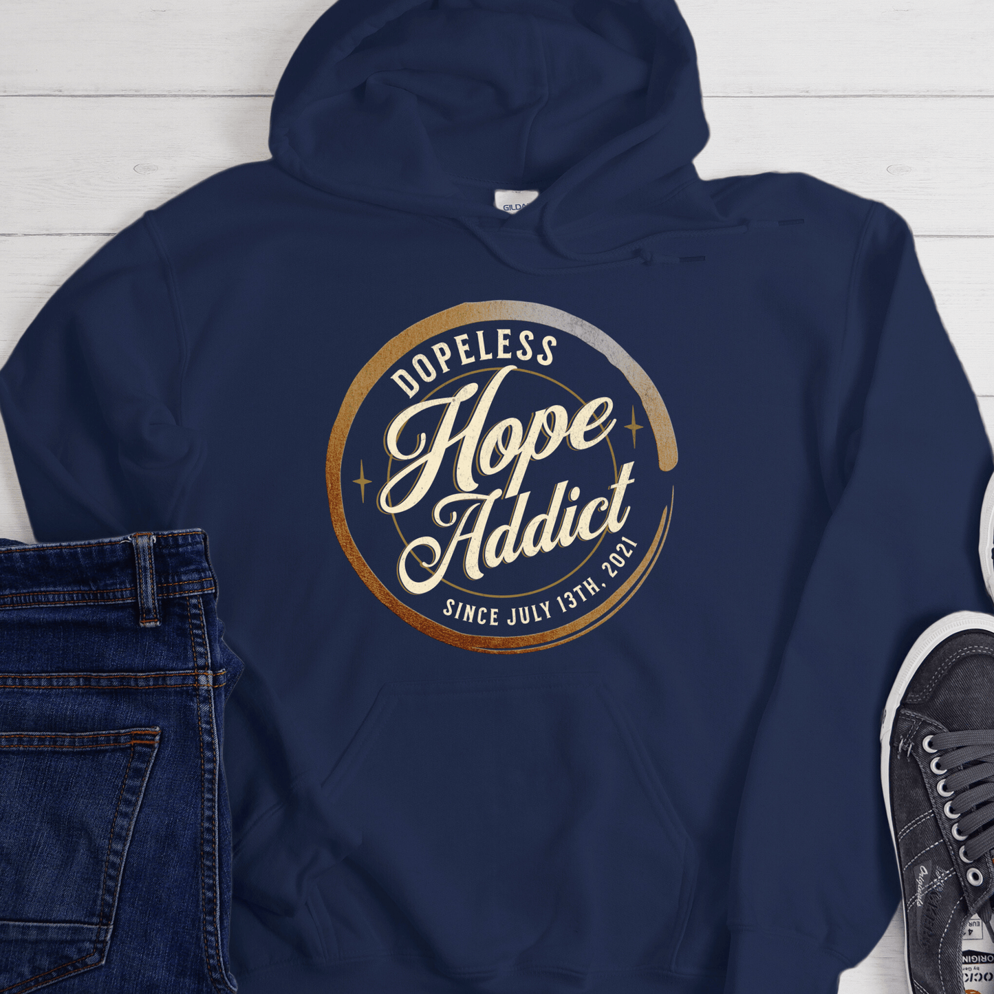Custom Recovery Hoodie | Inspiring Sobriety | Dopeless Hope Addict