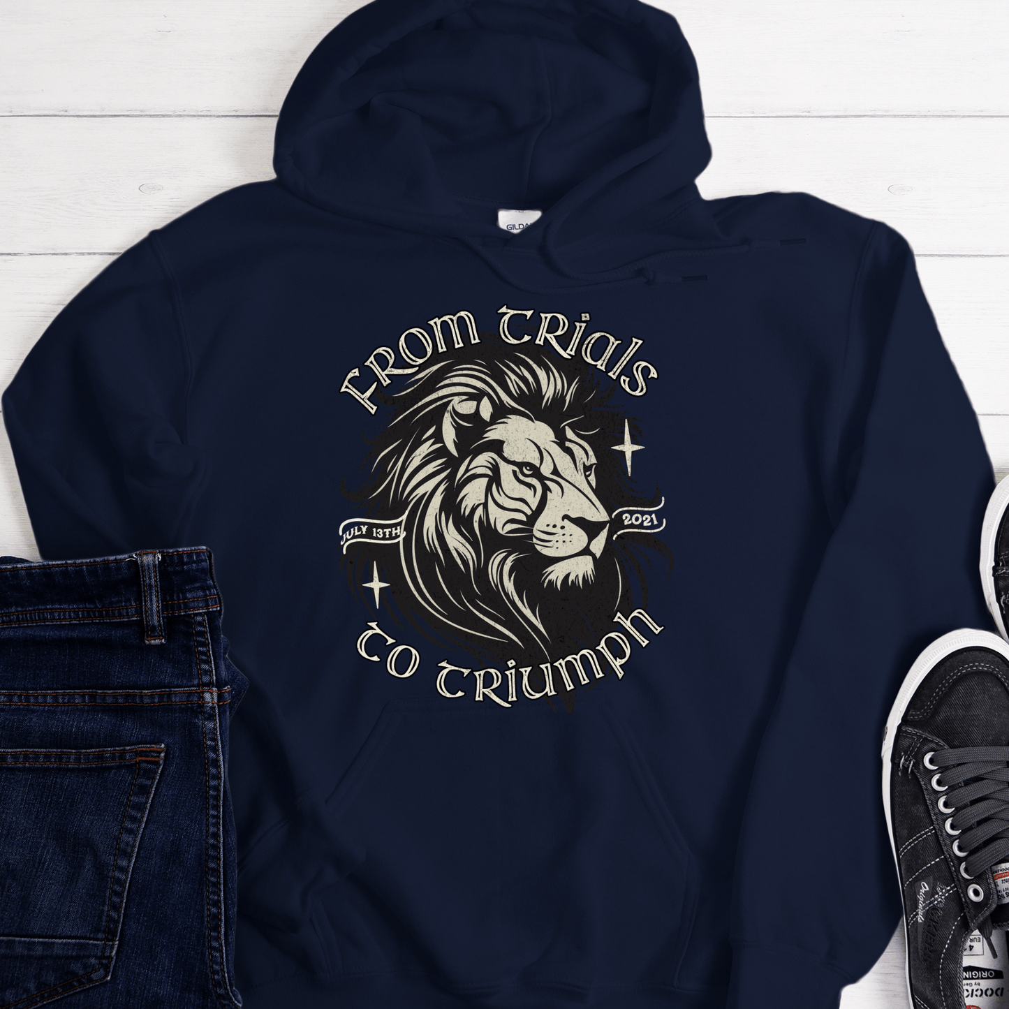 Custom Recovery Hoodie | Inspiring Sobriety |  From Trials To Triumph