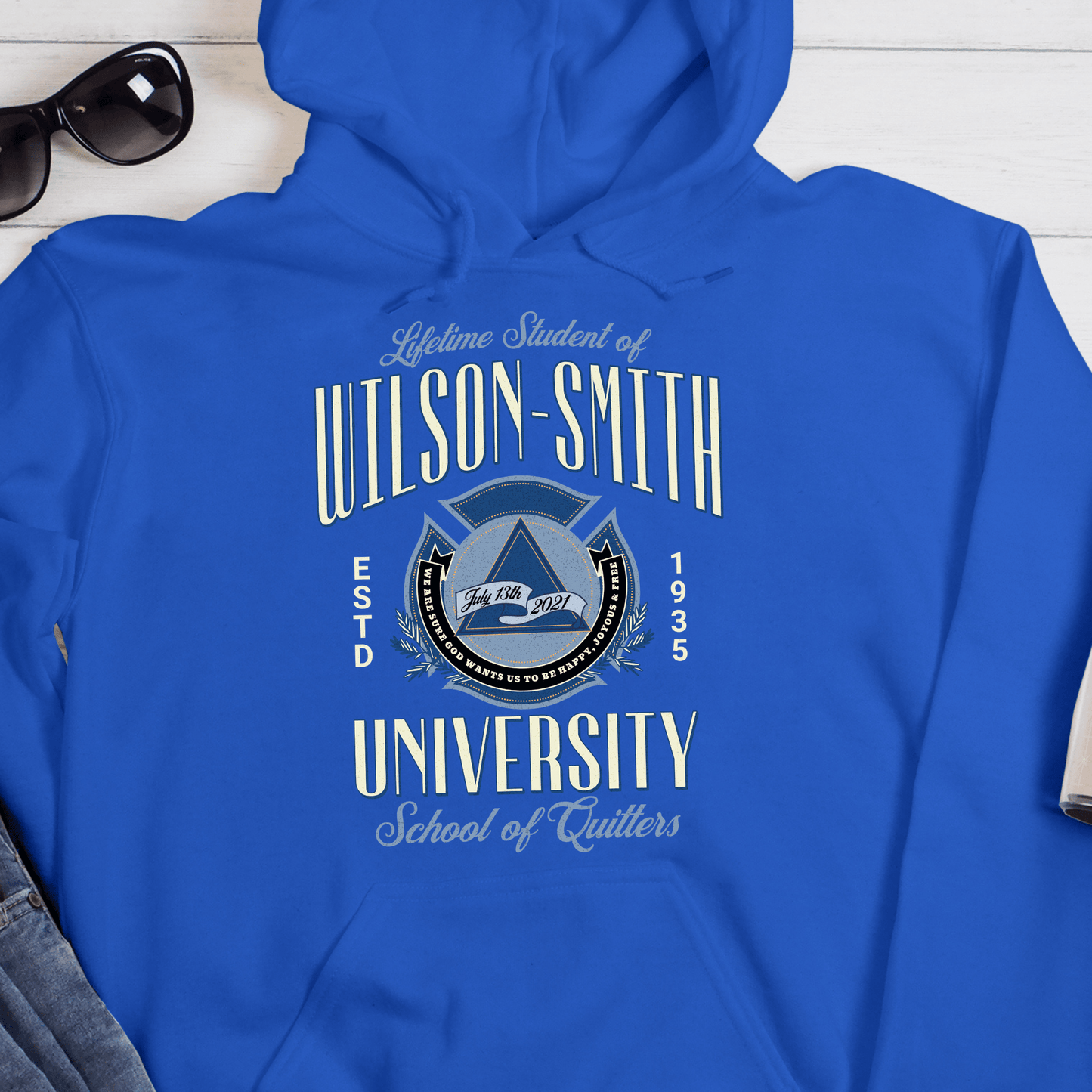 Custom Recovery Hoodie | Inspiring Sobriety |  Wilson-Smith University