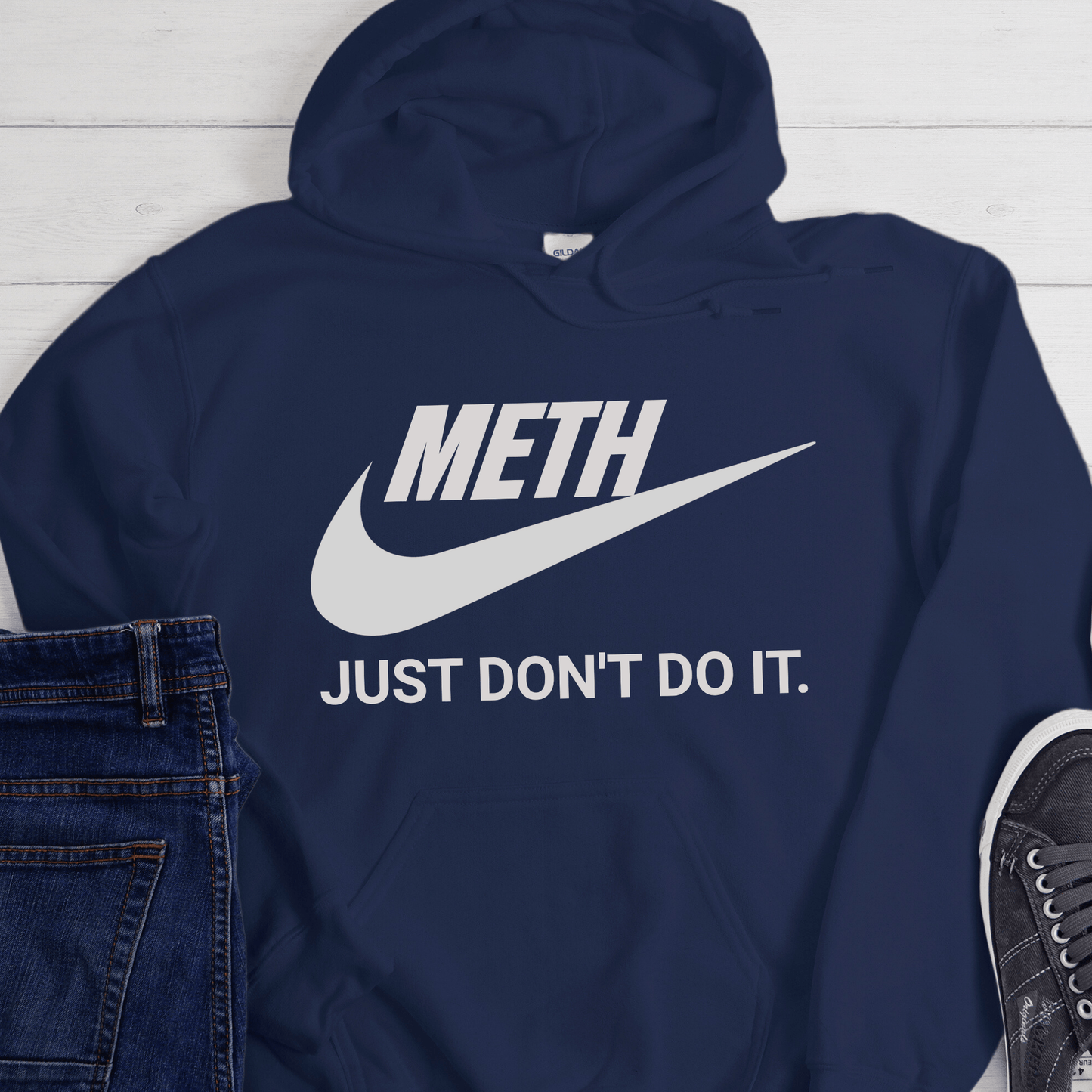 Custom Recovery Hoodie | Inspiring Sobriety | (Your DOC) Just Don't Do It