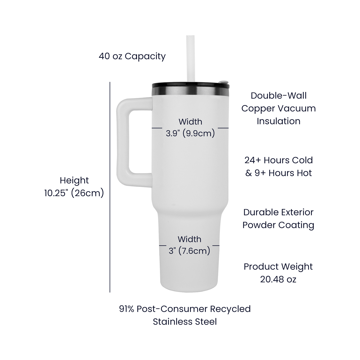 Custom Recovery SS Tumbler | Inspiring Sobriety | AA - We Do Recover