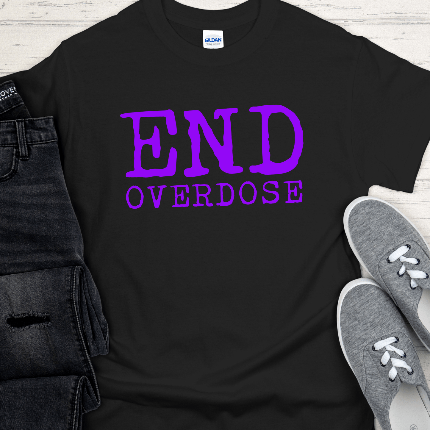 Custom Recovery T-Shirt | Inspiring Sobriety |  End Overdose