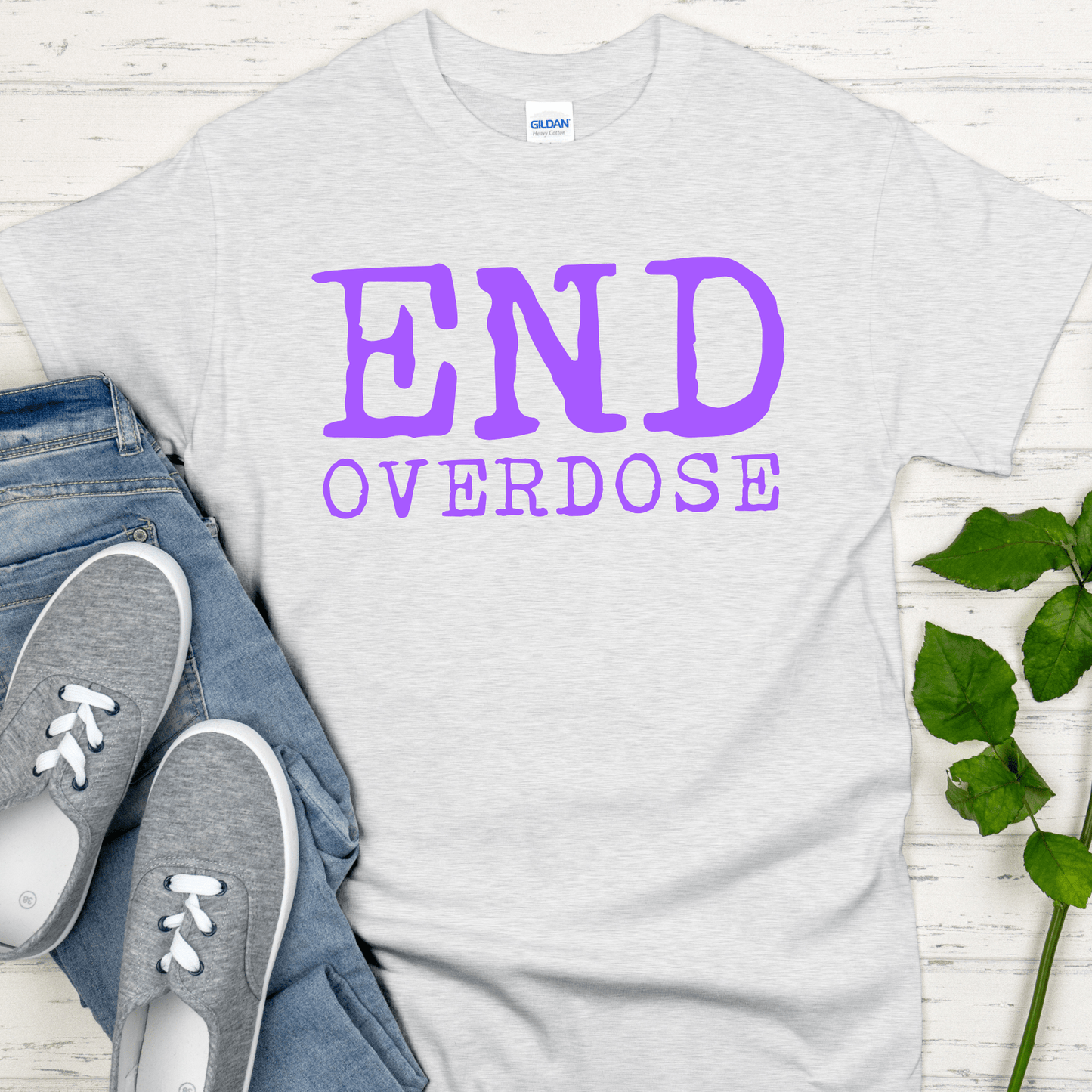 Custom Recovery T-Shirt | Inspiring Sobriety |  End Overdose