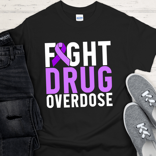 Custom Recovery T-Shirt | Inspiring Sobriety |  Fight Drug Overdose