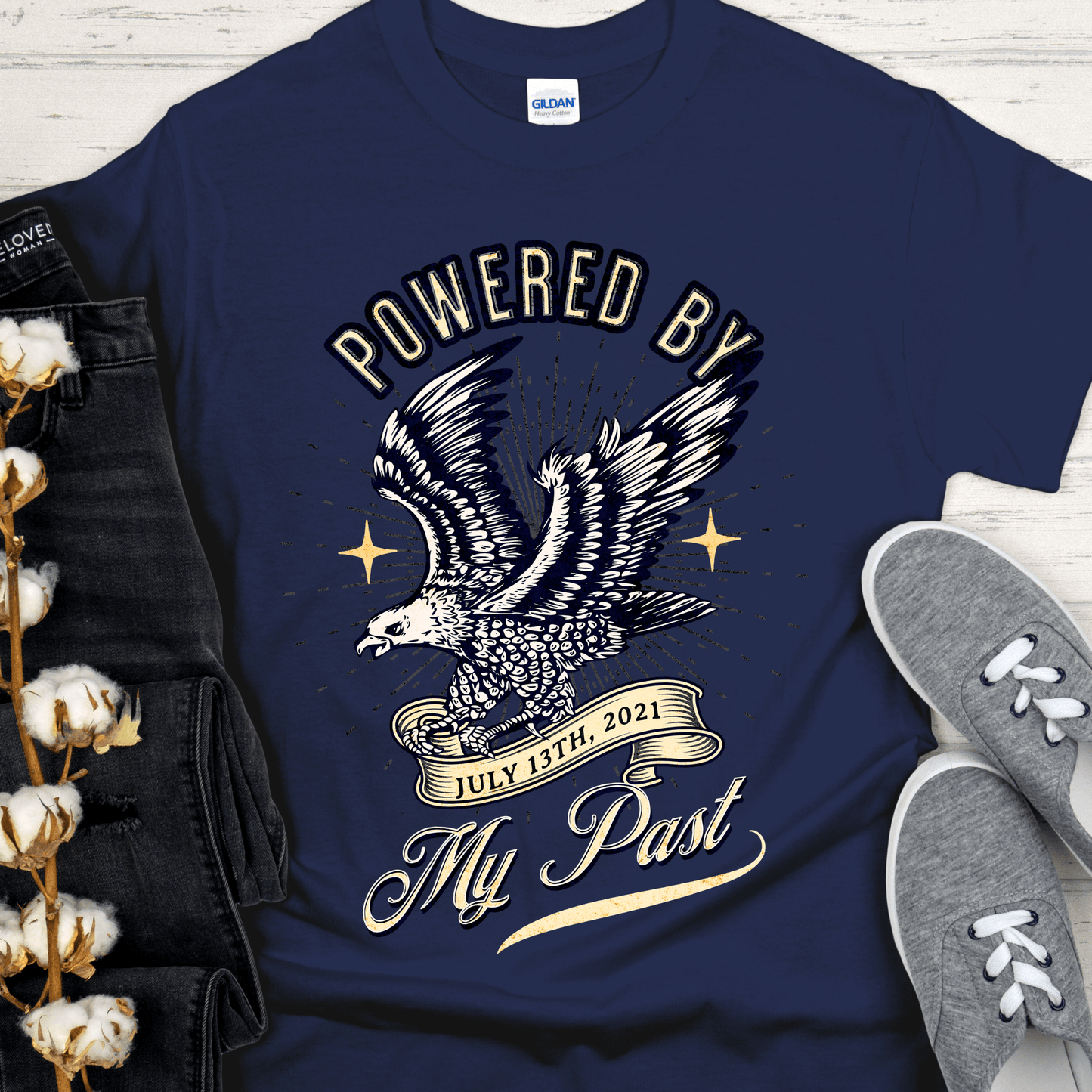 Custom Recovery T-Shirt | Inspiring Sobriety |  Powered By My Past