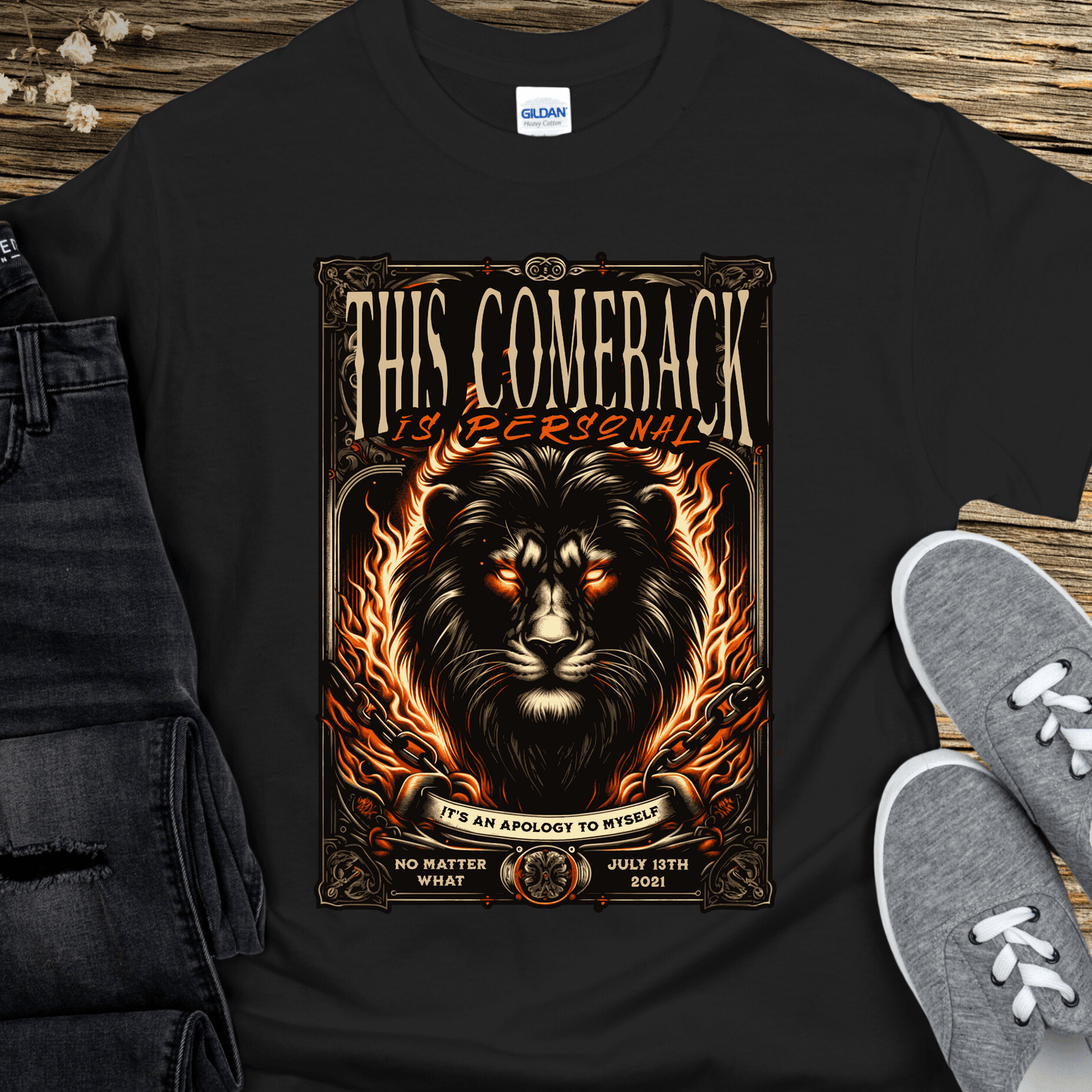 Custom Recovery T-Shirt | Inspiring Sobriety |  This Comeback Is Personal