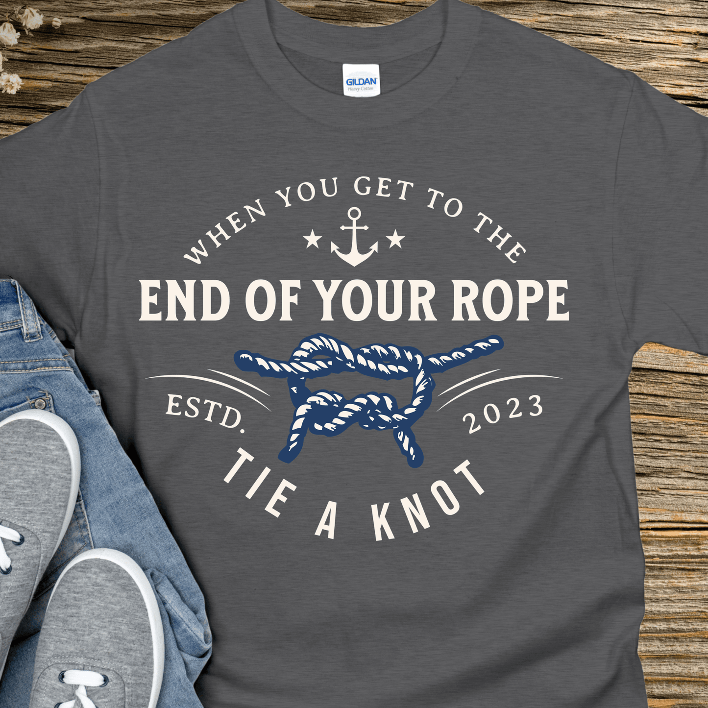 Custom Recovery T-Shirt | Inspiring Sobriety |  Tie a Knot