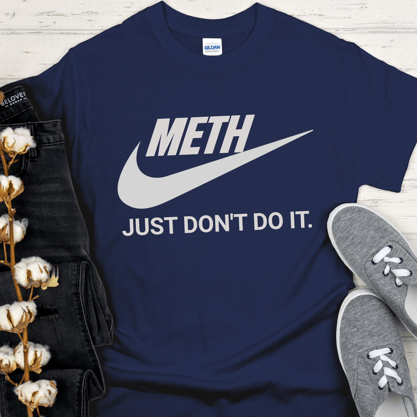 Custom Recovery T-Shirt | Inspiring Sobriety |  (Your DOC) Just Don't Do It