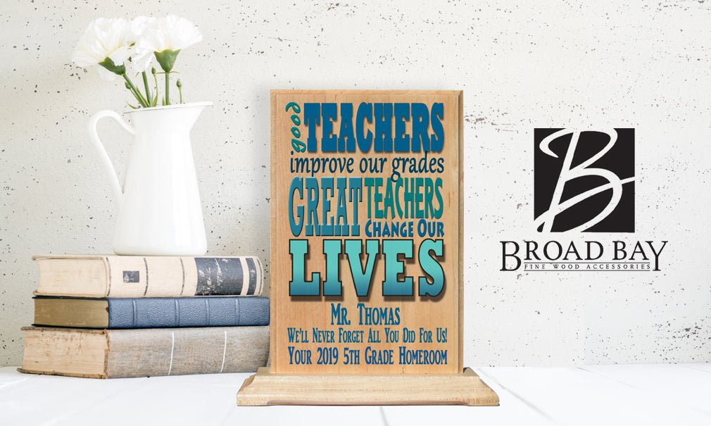 Custom Teacher Gift Personalized Plaque