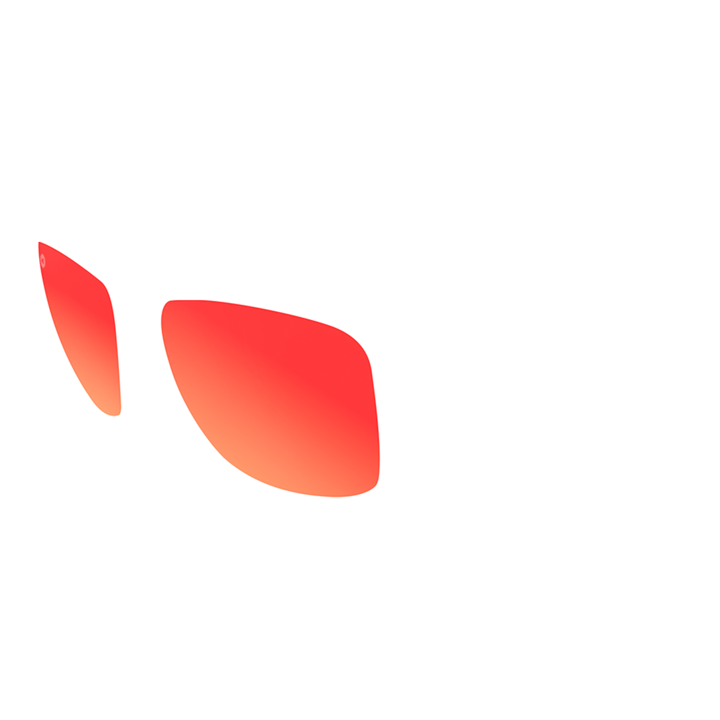 Knockaround Torrey Pines - Custom Lens - Custom Lens - Red Monochrome POLARIZED