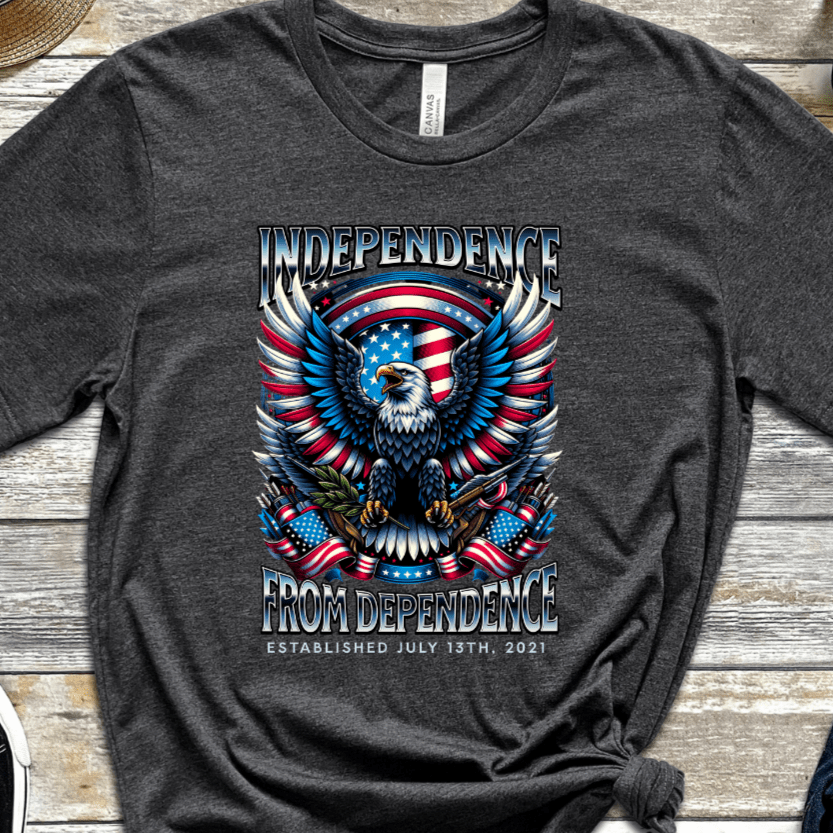 Custom Vintage Recovery T-Shirt | Inspiring Sobriety |  Independence From Dependence