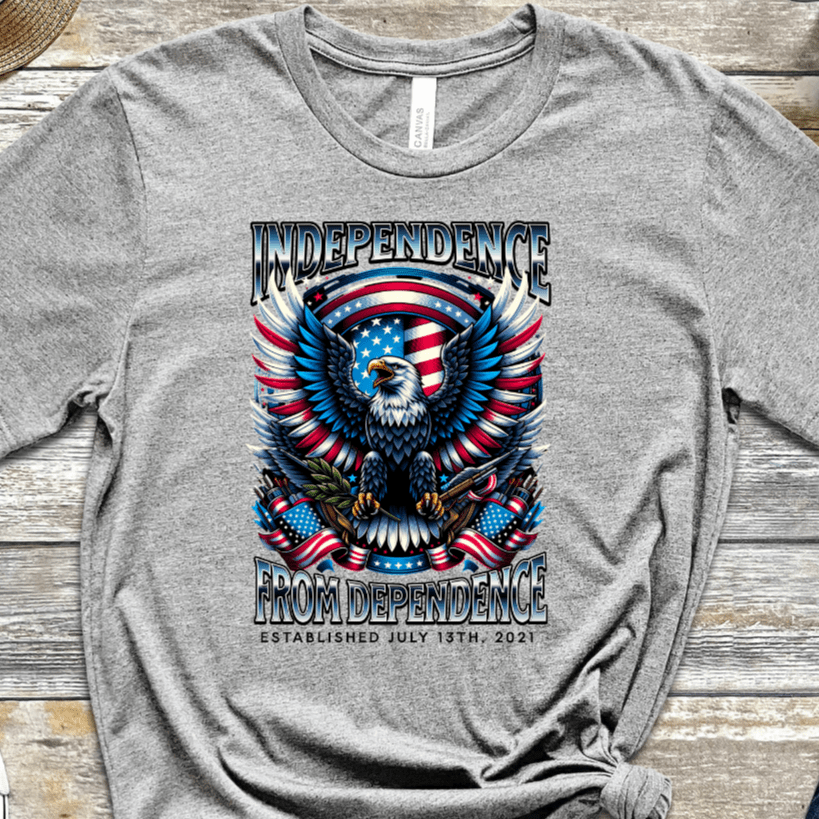 Custom Vintage Recovery T-Shirt | Inspiring Sobriety |  Independence From Dependence
