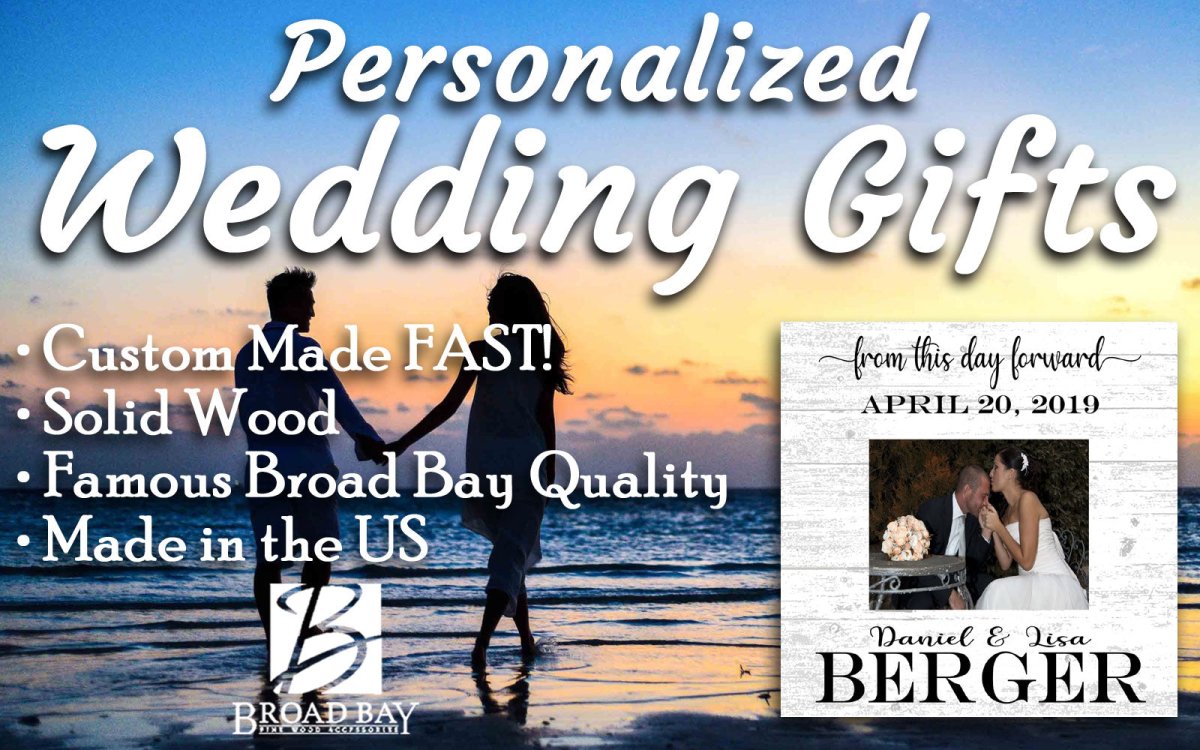 CUSTOM Wedding Gift Uploaded Picture Frame - From This Day Forward - Customized Name, Date & Picture