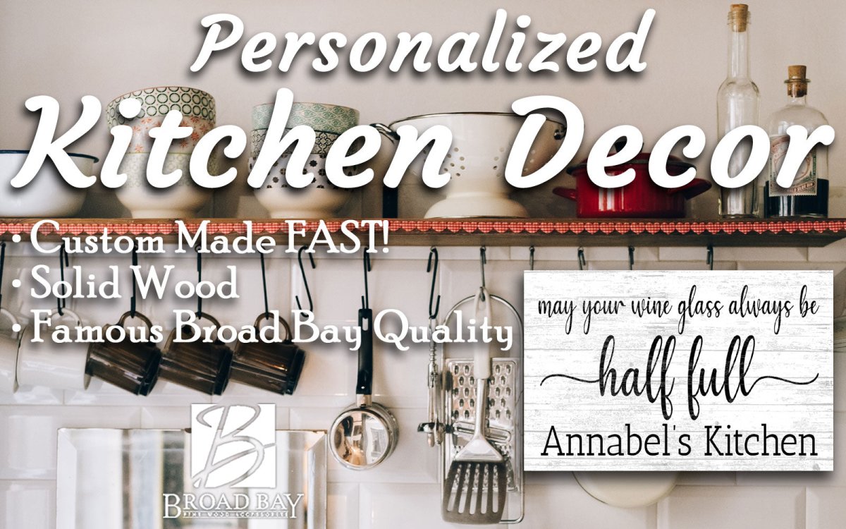 Custom Wine Kitchen Decor Sign Personalized Wine Lover Gift