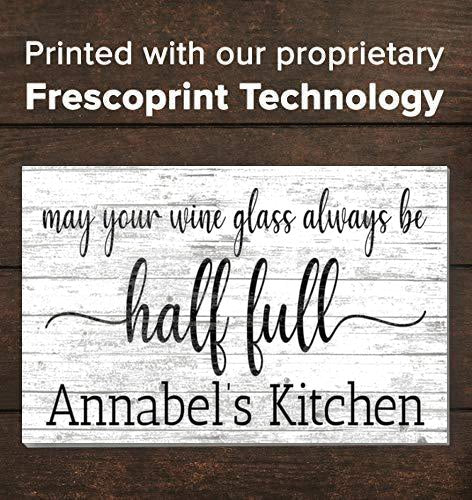 Custom Wine Kitchen Decor Sign Personalized Wine Lover Gift