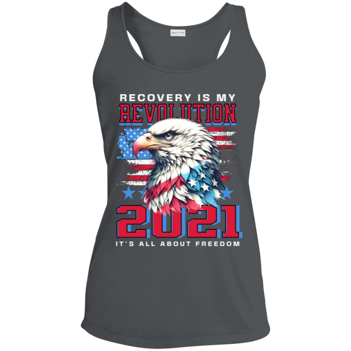 Custom Womens Recovery Tank | Inspiring Sobriety |  Recovery Is My Revolution