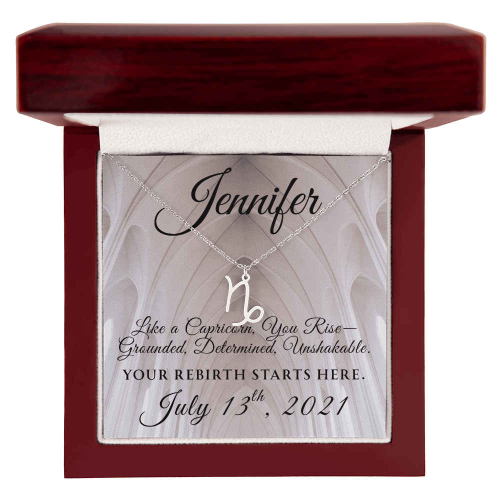 Custom Zodiac Recovery Necklace | Inspiring Sobriety