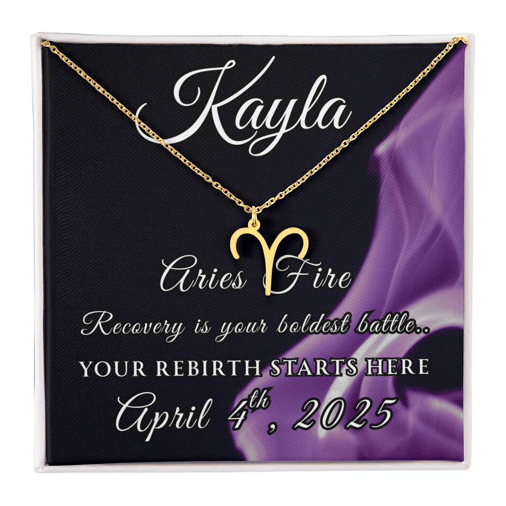Custom Zodiac Recovery Necklace | Inspiring Sobriety