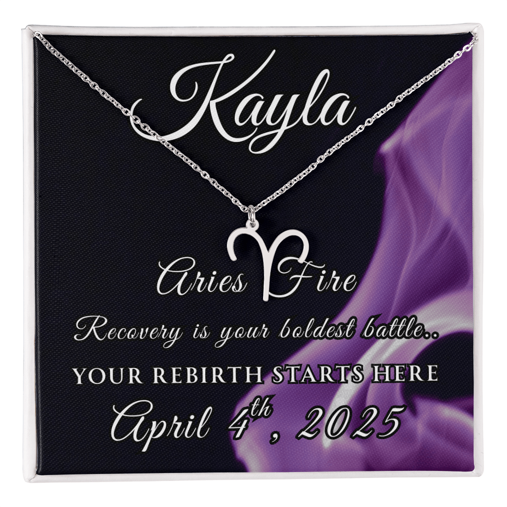 Custom Zodiac Recovery Necklace | Inspiring Sobriety