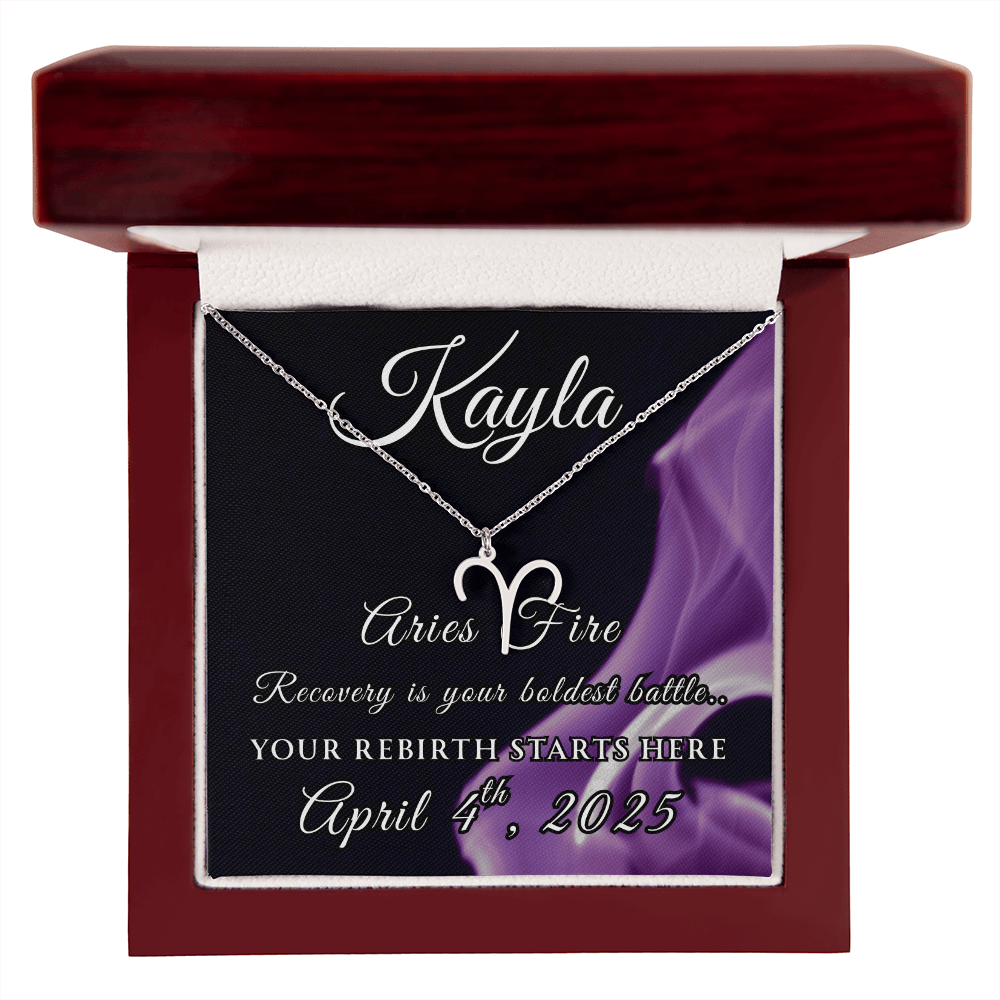 Custom Zodiac Recovery Necklace | Inspiring Sobriety