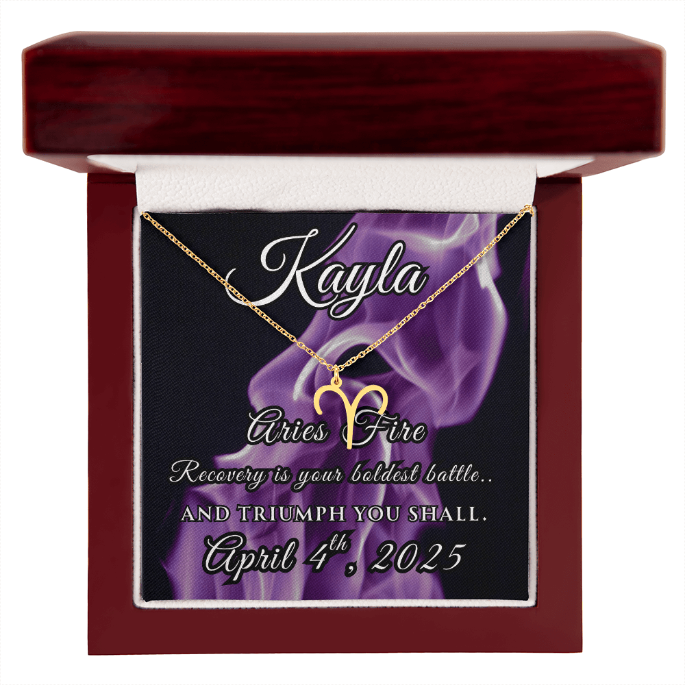 Custom Zodiac Recovery Necklace | Inspiring Sobriety