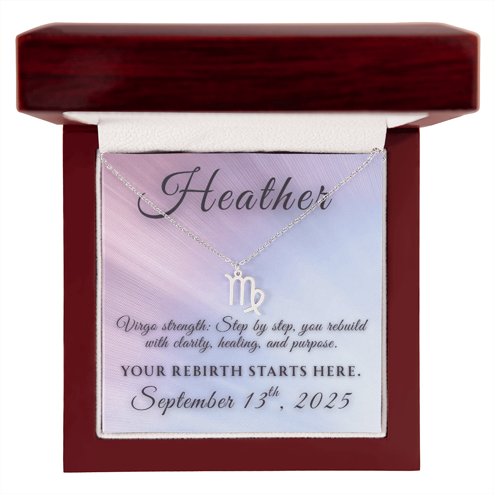 Custom Zodiac Recovery Necklace | Inspiring Sobriety