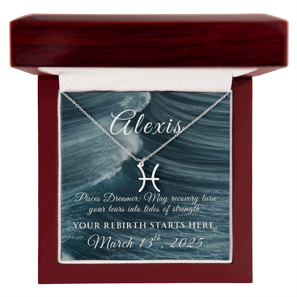 Custom Zodiac Recovery Necklace | Inspiring Sobriety