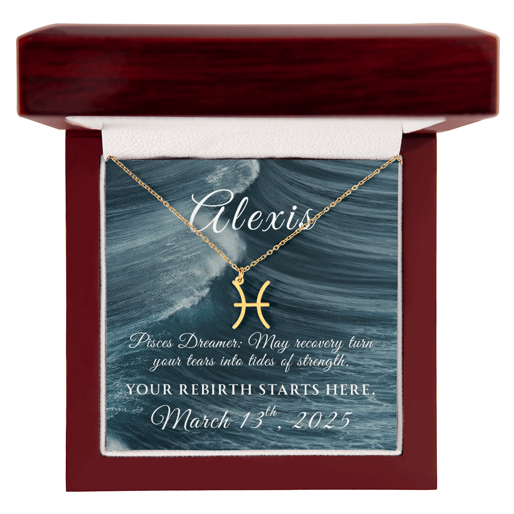 Custom Zodiac Recovery Necklace | Inspiring Sobriety