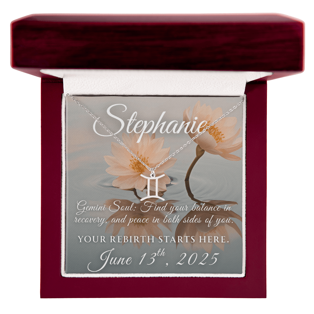 Custom Zodiac Recovery Necklace | Inspiring Sobriety