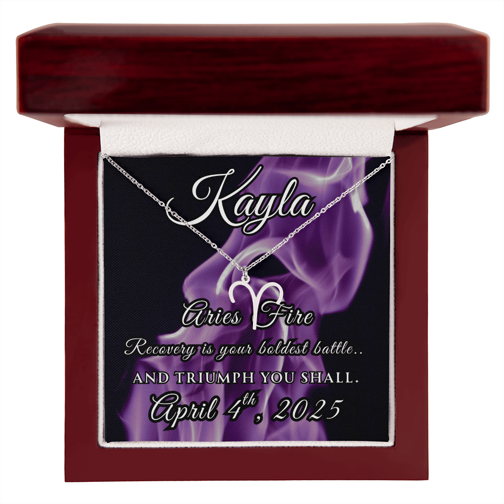 Custom Zodiac Recovery Necklace | Inspiring Sobriety