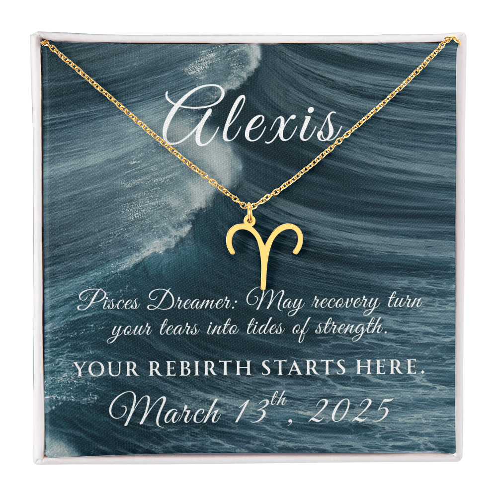 Custom Zodiac Recovery Necklace | Inspiring Sobriety