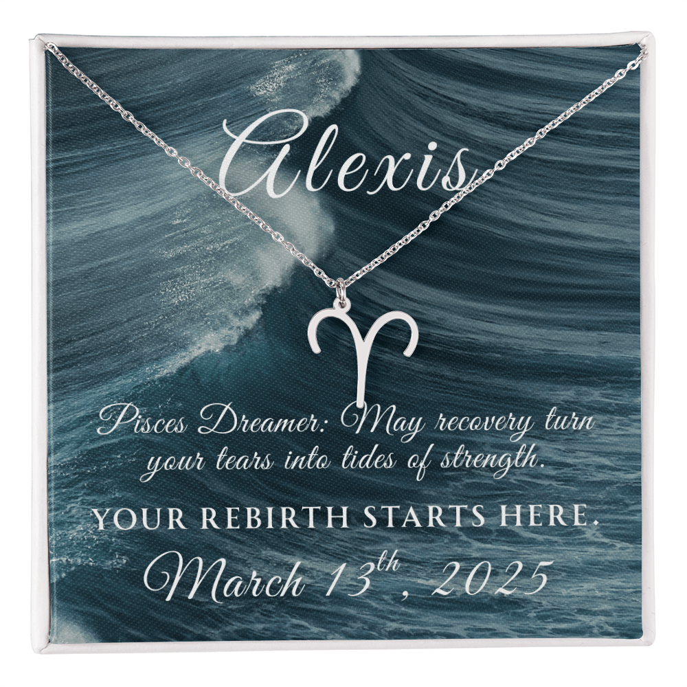 Custom Zodiac Recovery Necklace | Inspiring Sobriety