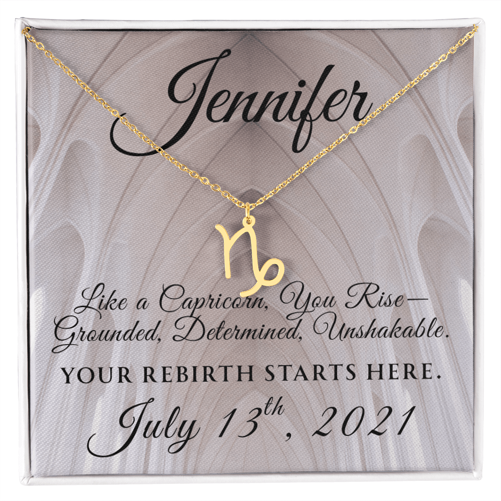 Custom Zodiac Recovery Necklace | Inspiring Sobriety