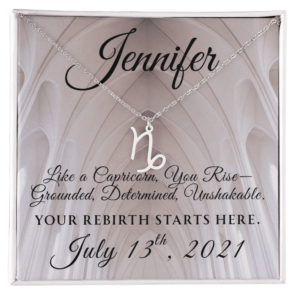 Custom Zodiac Recovery Necklace | Inspiring Sobriety