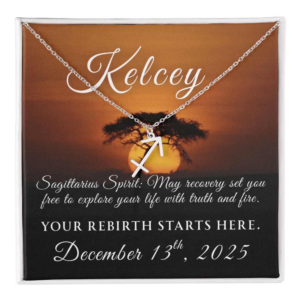 Custom Zodiac Recovery Necklace | Inspiring Sobriety