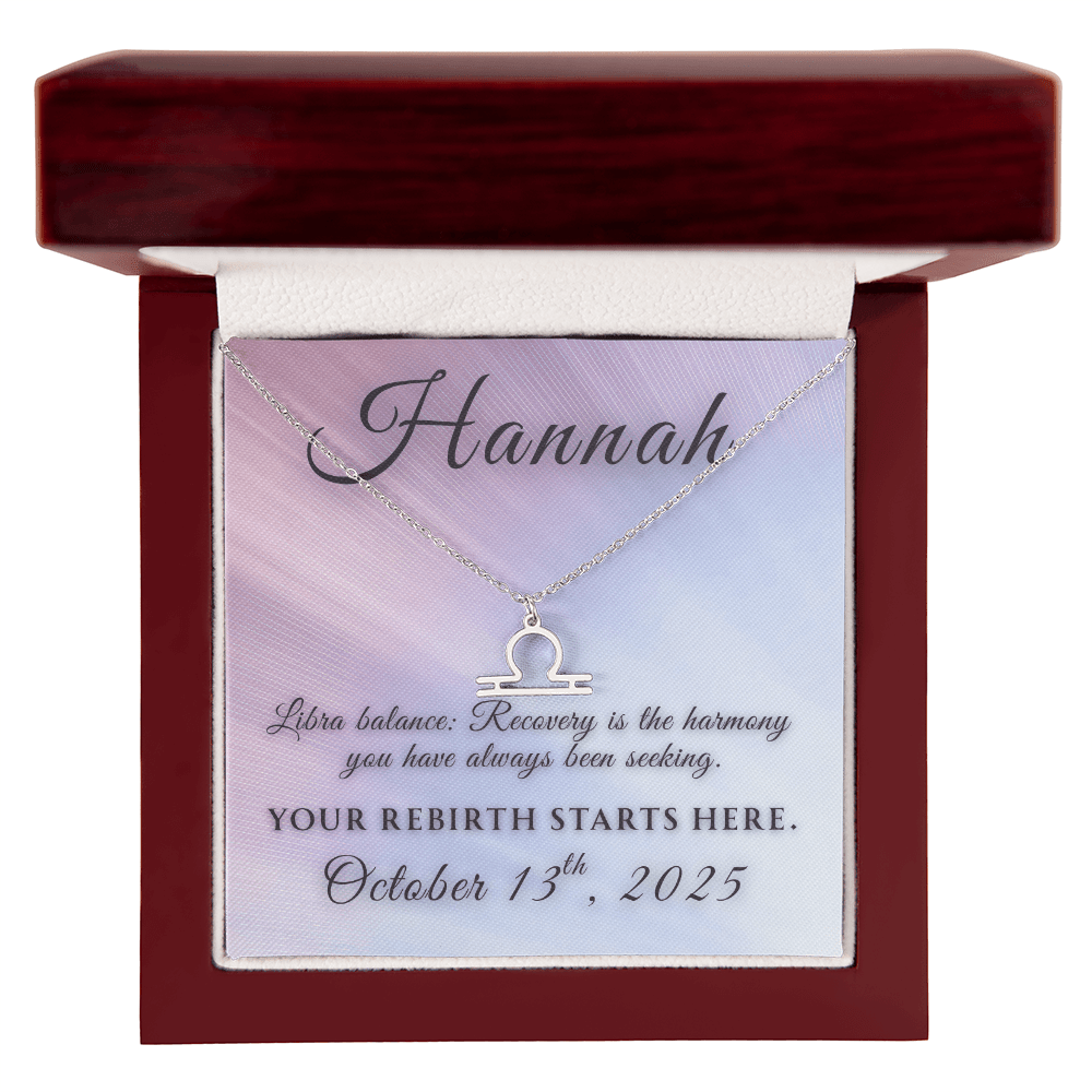 Custom Zodiac Recovery Necklace | Inspiring Sobriety