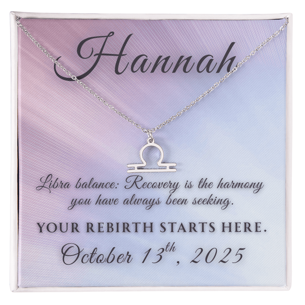 Custom Zodiac Recovery Necklace | Inspiring Sobriety