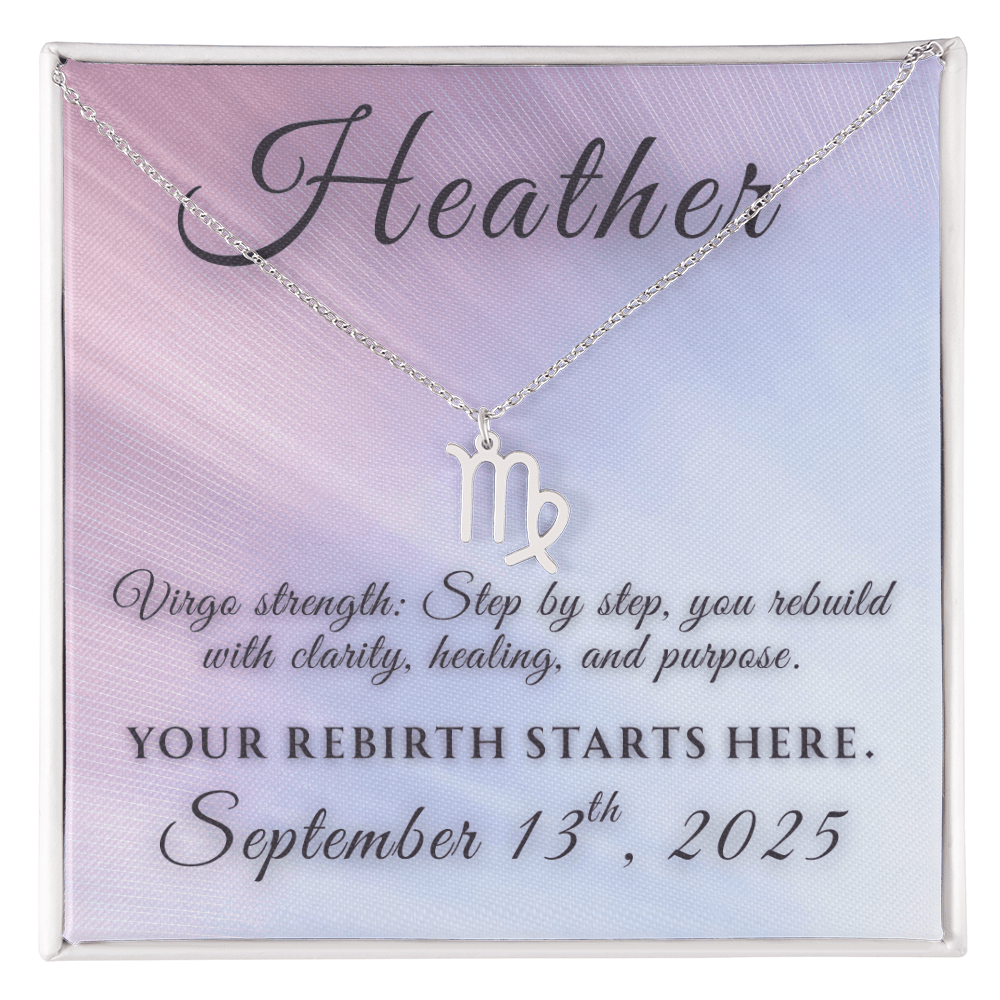 Custom Zodiac Recovery Necklace | Inspiring Sobriety
