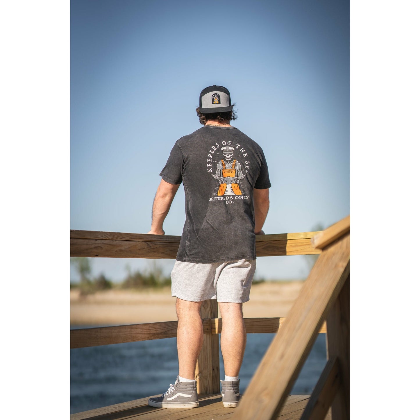 Tuna Slayer 7-Panel Black / Grey Snapback