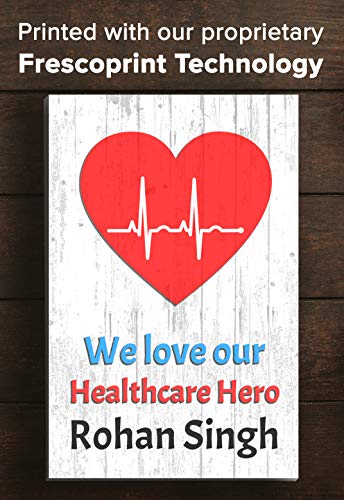 Customized Healthcare Hero Appreciation Sign Gift for Doctors, Nurses, and Medical Workers -