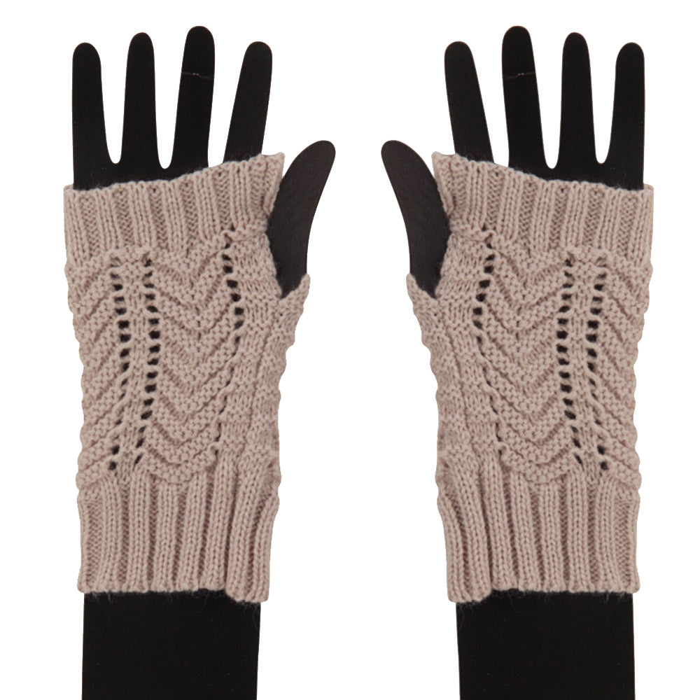 Women's Chevron Weave Arm Warmer