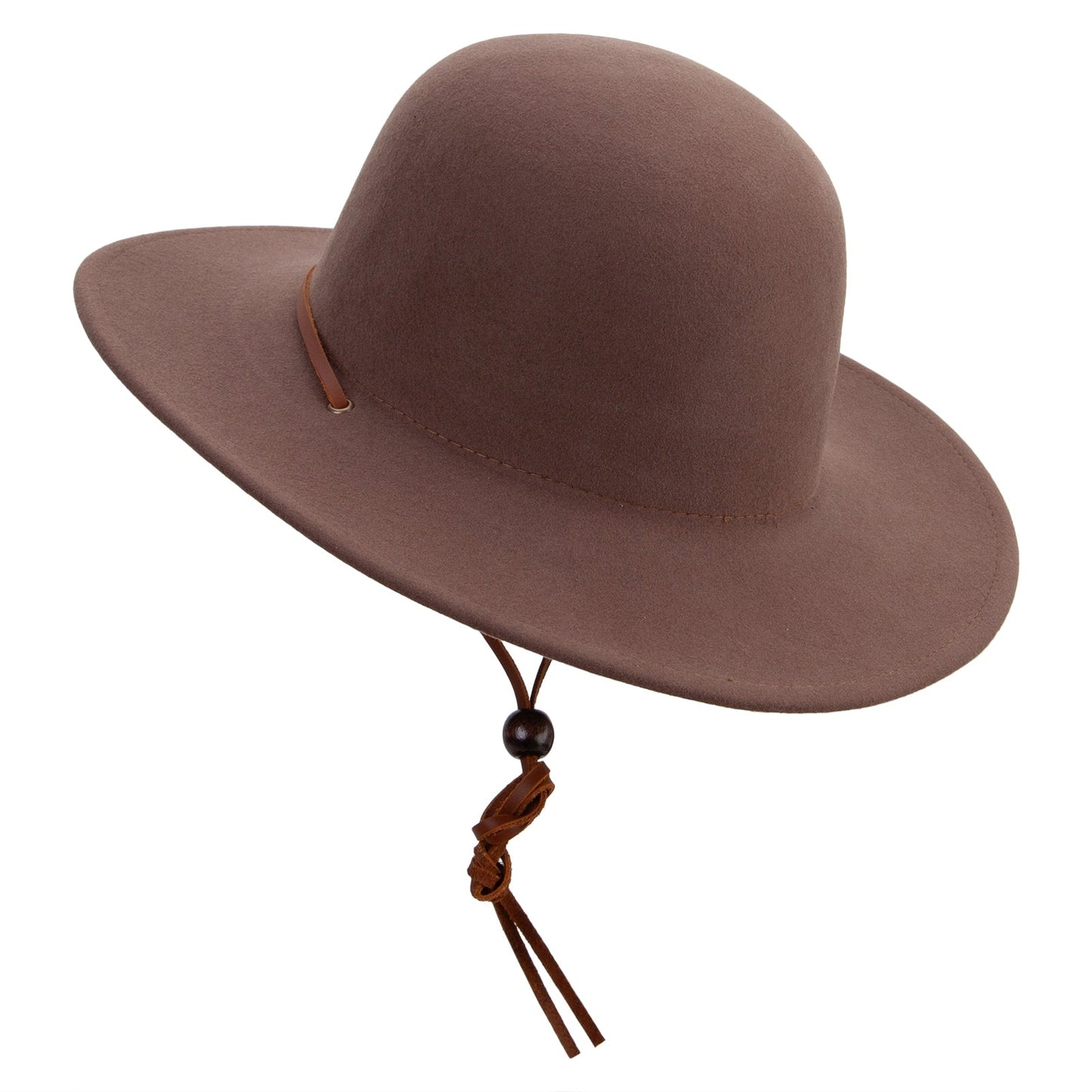 Round Crown Wool Felt Hat