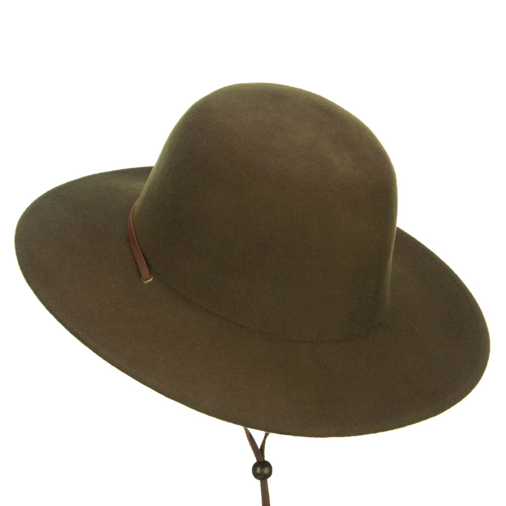 Round Crown Wool Felt Hat