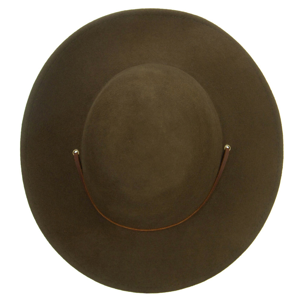 Round Crown Wool Felt Hat
