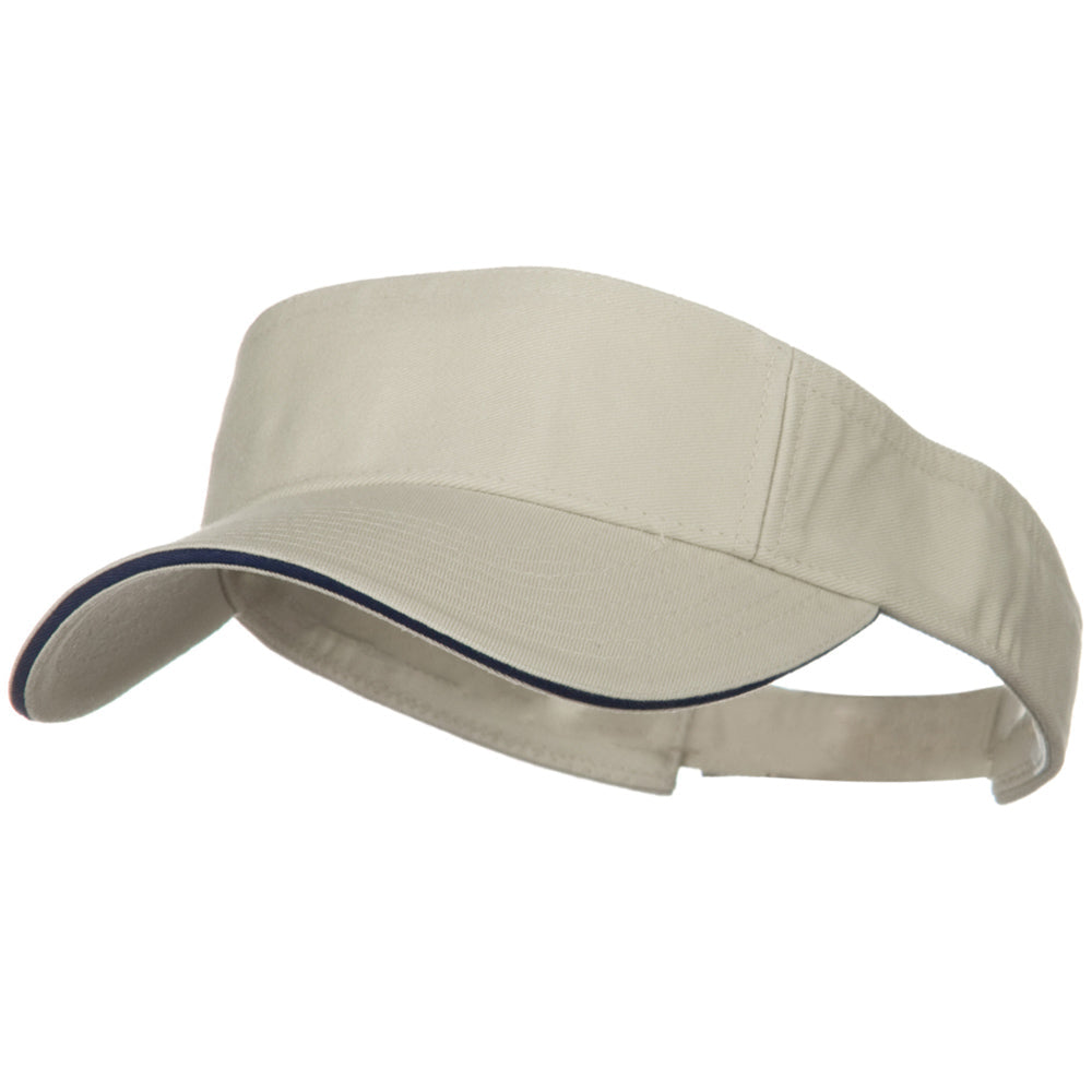Prostyle Cotton Twill Washed Sandwich Visor